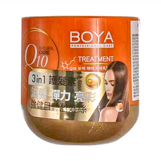 BOYA 柏雅 Q10與維他命修護煥新護髮素-深層滋養、柔順亮麗 展現健康光澤, 500g, 1罐