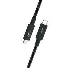 Avier AVUUG110BK Uni G1 USB3.2 Gen2 100W 高速資料傳輸充電線, 1m, 黑色, 1條