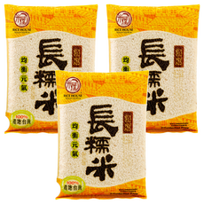 米屋 長糯米, 100% 產地台灣, 600g, 3包