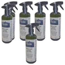 LA CORVETTE 法釩 馬賽莊園 玻璃水垢清潔液, 天然玻璃清潔劑 750ml, 6瓶