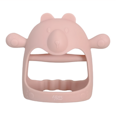 tgm 白金矽膠手套型固齒器, 熊熊珊瑚粉, 1個