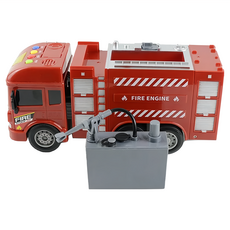 BAOLE STAR TOYS 寶樂星 聲光慣性仿真消防車 紅色, 14 x 10.5 x 25cm, 1盒