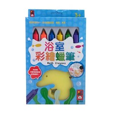 風車 FOOD超人 浴室彩繪蠟筆 Set, 紅色、橙色、藍色、黃色、綠色、紫色, 1盒