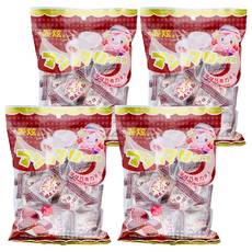 Biskotto 夾心棉花糖 巧克力風味 愛炫棉花糖, 80g, 4袋