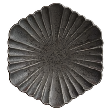 青唐津輪花7皿 W19 / H4 (cm), 1個