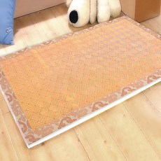 C.G.&C. S.M.C. 凱蕾絲帝 加厚挑高御皇3D透氣柔藤涼墊 台灣製, 棕色, 1個