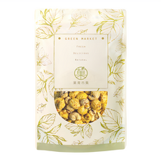 GreenMarket 菓青市集 香辣綜合爆穀物 素食 臺灣製, 1包, 120g