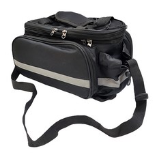 DIBOTE 迪伯特 自行車防水可擴充後貨包 W3150-1, 黑色, 1個