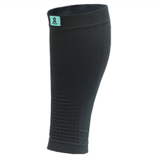 Greaten 極騰 3D導流編織機能小腿套, 高包覆性 吸濕排汗 散熱佳, M, 黑, 1雙