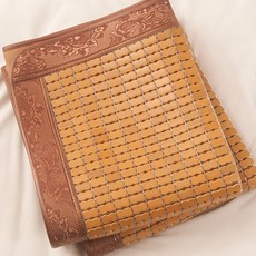 Carolan 透氣包邊碳化麻將涼蓆, 素色