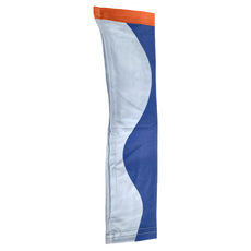 KOCOTREE 拚色防曬冰絲袖套 均碼, 33 x 7.5cm, 藍色, 1個