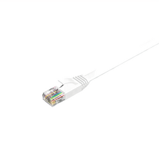 POLYWELL 寶利威爾 CAT6扁線 1Gbps RJ45 高速網路線, 20m, 白色, 1條