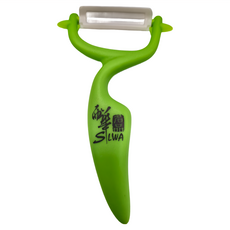 SILWA 西華 上選陶瓷水果刀/刨絲刀/削皮刀 15cm 6支, 綠色