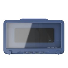 浴室防水手機架 - 12.5 x 19.3 x 2.5cm(適用手機6.8吋以下), 極客藍, 1個