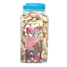 M Star 四星 潔牙骨 M桶裝-牛奶, 促進物理性潔牙效果, 1.3kg, 1桶