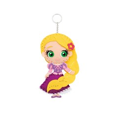 Rapunzel 長髮公主樂佩 DIY鎖圈, 紫色, 1個