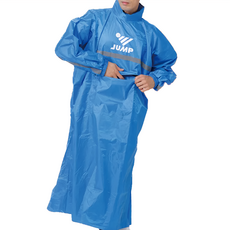 JUMP 將門 POCKET+ 後反穿防水一件式風雨衣, 新增口袋設計 360度全方位高係數反光條, 活力藍, 3XL