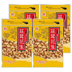 台灣土豆王 蒜茸花生, 蒜味濃郁, 超大顆, 130g, 4包