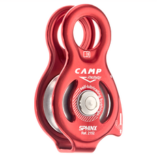 Camp Outdoor Sphinx 小滑輪, 紅色 鋁合金, 最大斷裂負載24kN, EN 12278 認證, 85g, 1個