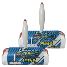 TU良品 新式膠黏滾輪 好黏好撕, 17.5 x 18.5cm, 2個