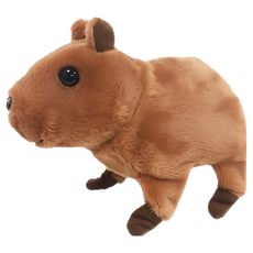 IWAYA 大甜甜電池動力玩具 水豚, 1個, Brown, 15cm