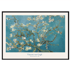 菠蘿選畫所 梵谷 杏花 AVAR5706B, 黑色