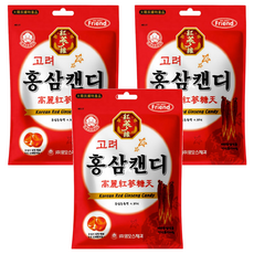 mAmmos 高麗紅蔘糖 紅蔘香氣濃郁 口感清新, 80g, 3袋
