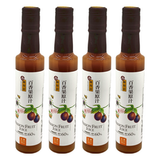 陳稼莊 百香果原汁 加糖, 250ml, 4瓶