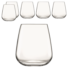 Luigi Bormioli Meravigliosi系列 水杯 450ml, 透明色, 6個