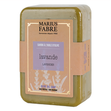 MARIUS FABRE 法鉑馬賽肥皂 天然橄欖草本皂 薰衣草 250g｜溫和潔淨、舒緩放鬆, 1個