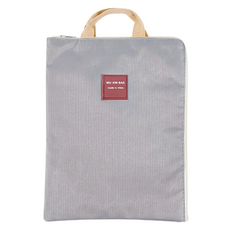 文青風 A4手提文件袋, 27 x 35cm, 深灰色, 3個