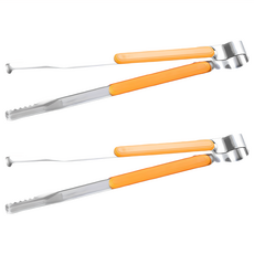 韓式防燙防滑燒烤夾 燒烤必備 耐用 露營烤肉夾, 隨機出貨, 2支