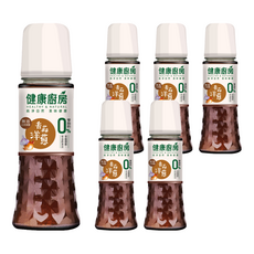 健康廚房 無油沾拌淋醬 香蒜洋蔥, 0膽固醇 0脂肪 0油脂添加, 180ml, 6瓶