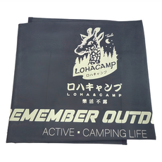 LOHACAMP 樂活不露 隧道帳營柱收納包 100% 聚酯纖維, 夜幕黑, 1個, 6格