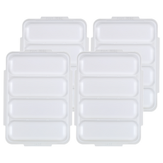 Richell 利其爾 第三代離乳食連裝盒 Set 50ml x 4格 冷凍保存容器, 單色, 200ml, 4個