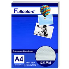 Fullcolors 全彩 圓點雙面列印霧面相片紙, A4, 50張