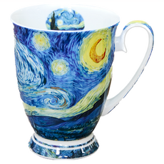 Royal Duke 油畫系列 骨瓷皇室杯 365ml, 梵谷星夜, 1個