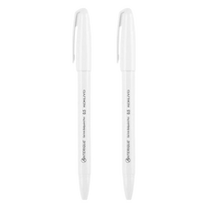 KOKUYO 國譽 ANTERIQUE 聯名中性筆 0.5mm, 黑墨, 白灰色, 2支