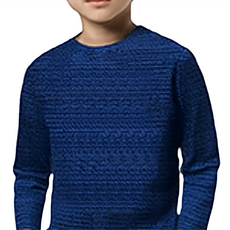 Meet Warm SGS認證 單向導濕保暖發熱衣 童圓領