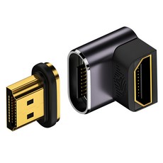 魔宙 直公轉正立體彎母 磁吸影音轉接頭 HDMI適用, 單一產品, 1個