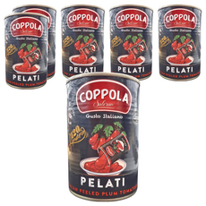 COPPOLA 柯波拉 天然無加鹽去皮整粒番茄, 400g, 6罐