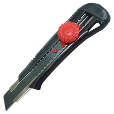 KDS 黑鋼美工刀, 黑色, 1支