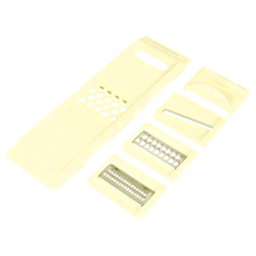 KAI 貝印 House 4合1卡式調理器, 帶調理板，輔助器, 切片刀，刨絲器, 28 x 8.1 x 3cm, DH-7077, 1組