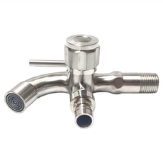 304不鏽鋼竹圓雙出口長栓, 1個