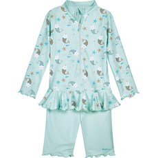 playshoes 兒童泳裝 抗UV長袖防曬防寒連身泳裝 可愛舒適 玩水必備