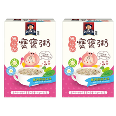 QUAKER 桂格 無添加寶寶粥 5個月以上 4入, 豬肉鮮蔬, 600g, 2盒