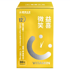 信東生技 微笑C緩釋膜衣錠, 60顆, 1盒