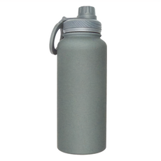 新款手機磁吸支架戶外水壺, 1L 深灰色, 1個