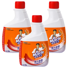 Mr Muscle 威猛先生 強力去霉劑 補充瓶, 5分鐘去除霉根, 400g, 3瓶