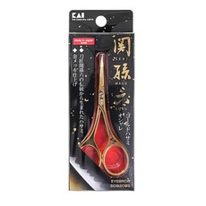 KAI 貝印 関孫六 眉毛剪刀 高碳鋼材質, 金色, 1支